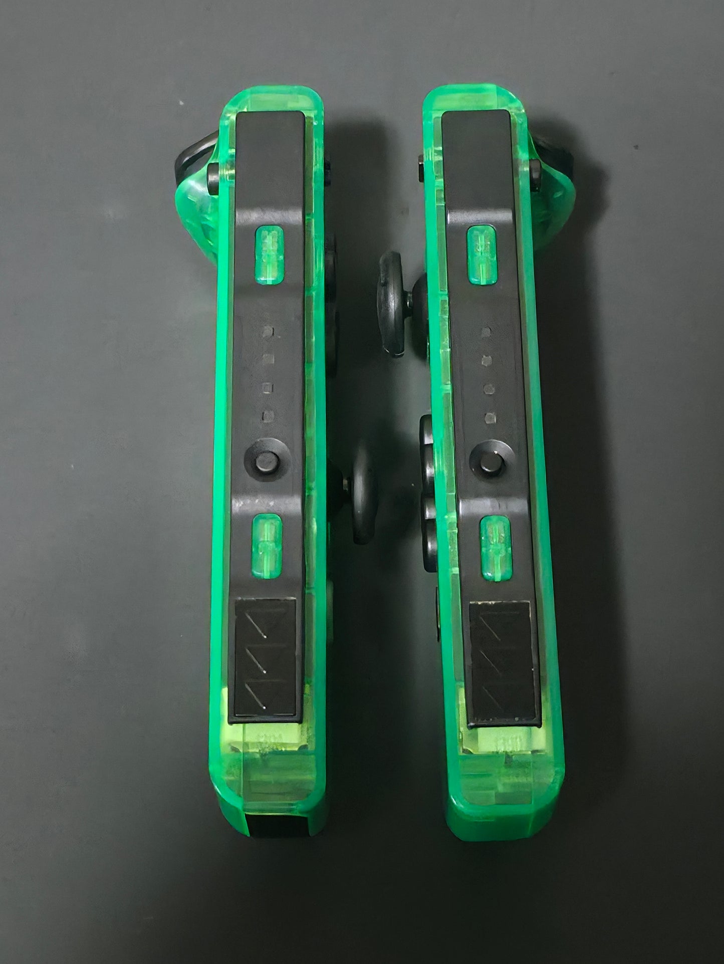 CLEAR Green Custom Nintendo Switch Joy-Cons OEM - HALL EFFECT Sticks - NO DRIFT!
