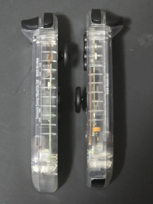 CLEAR Custom Nintendo Switch Joy-Cons OEM - HALL EFFECT Sticks - NO DRIFT