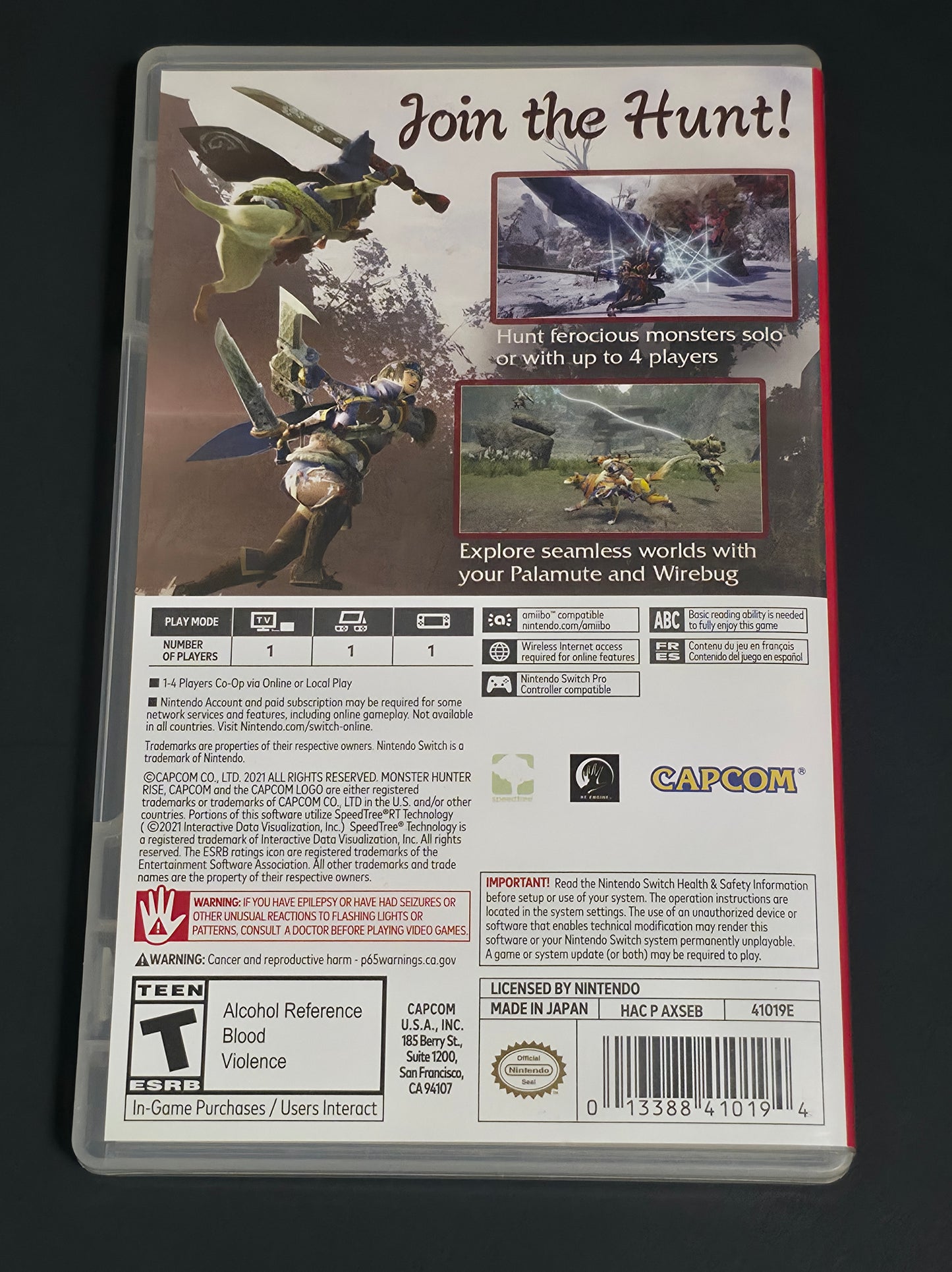 Monster Hunter Rise - Nintendo Switch