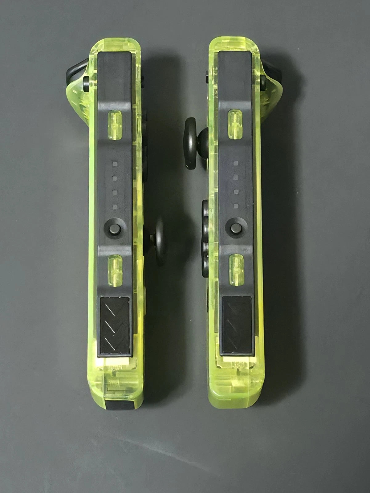 CLEAR Yellow Custom Nintendo Switch Joy-Cons OEM - HALL EFFECT Sticks - NO DRIFT