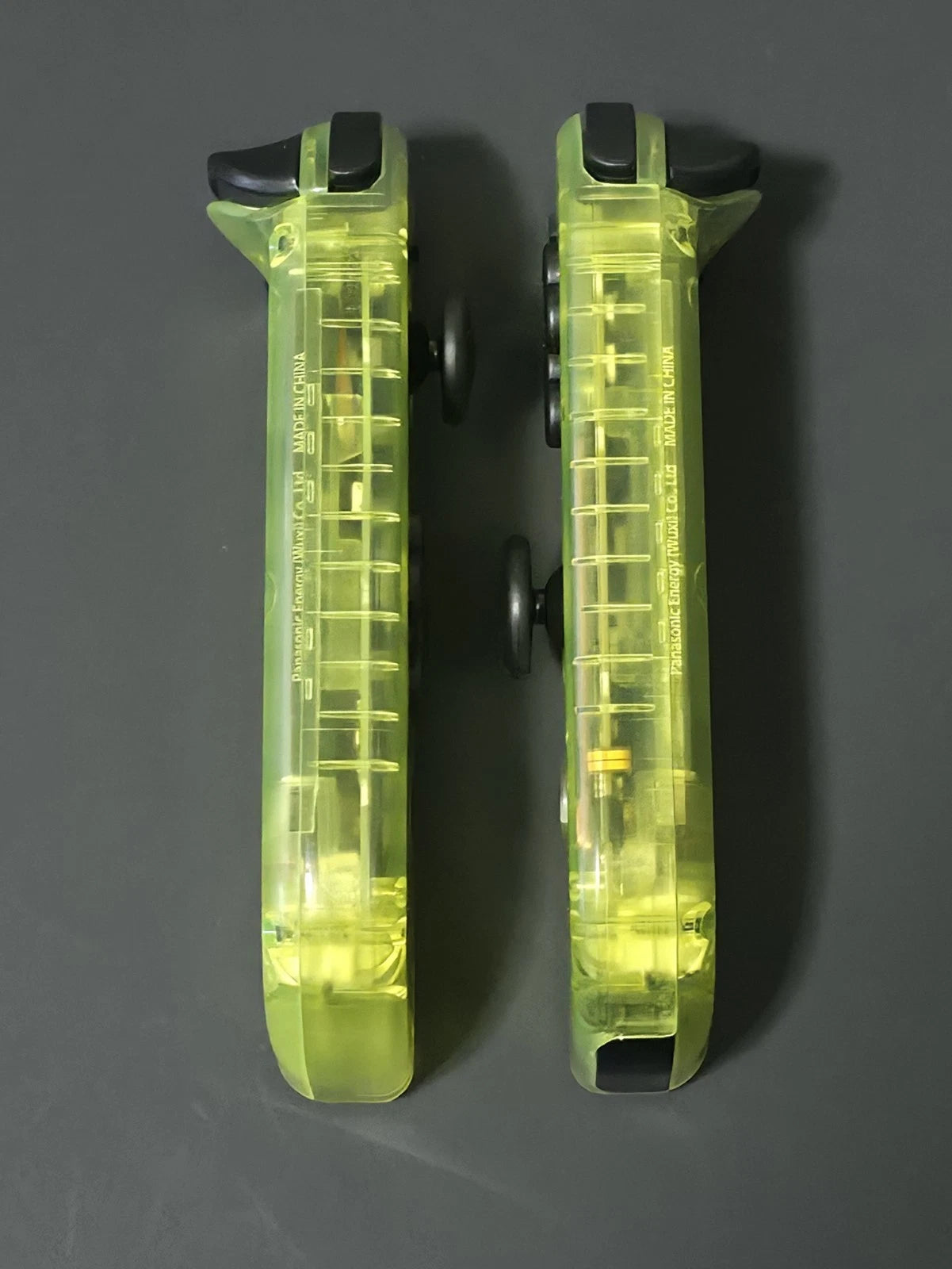 CLEAR Yellow Custom Nintendo Switch Joy-Cons OEM - HALL EFFECT Sticks - NO DRIFT